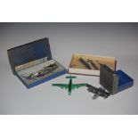 DINKY TOYS NO.64 AEROPLANE SET, TOGETHER WITH A BOXED DINKY TOYS SINGAPORE FLYING BOAT NO.60, THE