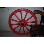 PAINTED WAGON WHEEL