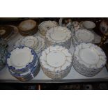 LARGE COLLECTION OF ROYAL CROWN DERBY BLOOR DERBY PATTERNED DINNER WARES INCLUDING SIDE PLATES, MEAT