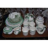 COLLECTION OF SPODE CHRISTMAS TREE PATTERNED DINNER WARES