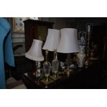 COLLECTION OF NINE ASSORTED TABLE LAMPS
