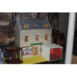 MODEL DOLLS HOUSE KNOWN AS 'MISS MAGGIE MURRAY', TOGETHER WITH ASSORTED DOLLS HOUSE ACCESSORIES
