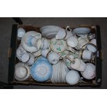 BOX - ASSORTED VINTAGE TEA WARE