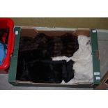 BOX - ASSORTED FUR COLLARS