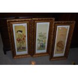 THREE DECORATIVE JAPANESE PHOTOGRAPHIC PRINTS