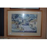 WILLIAM BUNNETT - THRORPE - WATERCOLOUR, SIGNED