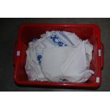 BOX - ASSORTED LINEN AND NAPERY