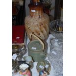 ASSORTED CERAMICS INCLUDING WEST GERMAN ART POTTERY OVOID SHAPED VASE, BING & GRONDAHL ART POTTERY