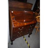 REPRODUCTION MAHOGANY FALL FRONT BUREAU