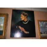 G.M. IMBERGER - PORTRAIT OF A LADY - OIL ON CANVAS, SIGNED LOWER LEFT
