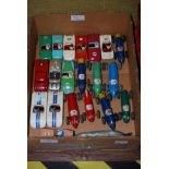 COLLECTION OF ASSORTED DINKY RACING CARS INCLUDING SUNBEAM ALPINE, THE CUNNINGHAM, THE LAND SPEED