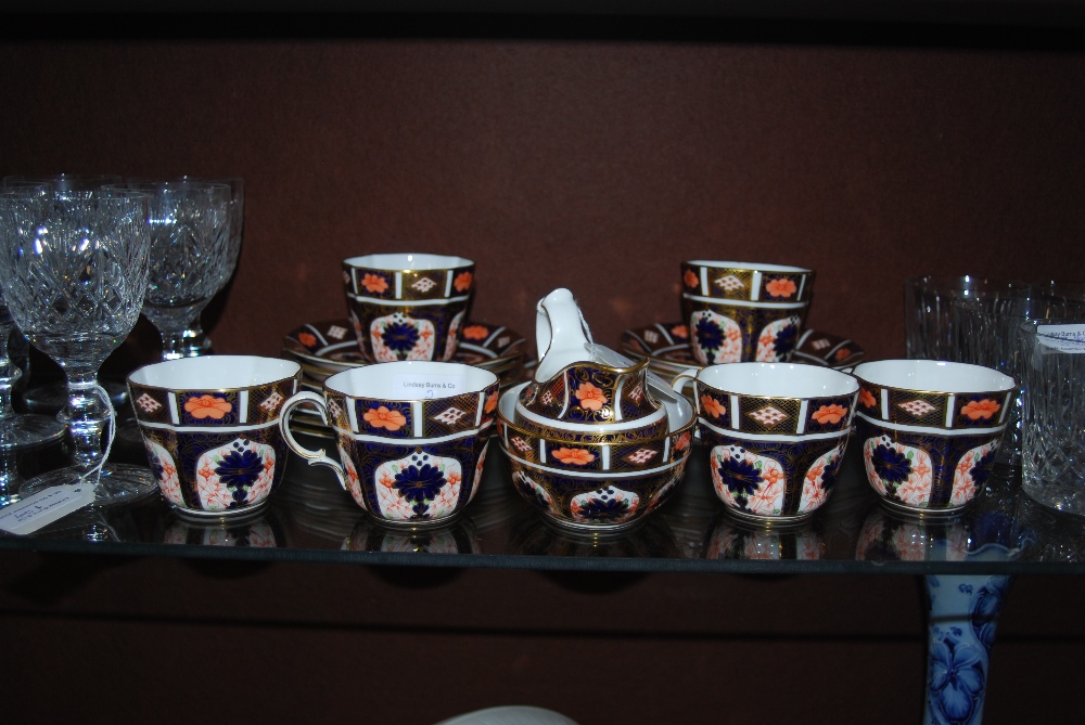 ROYAL CROWN DERBY IMARI PATTERNED COFFEE SERVICE