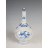 A Chinese porcelain blue and white rose water sprinkler, late 19th/early 20th century, decorated