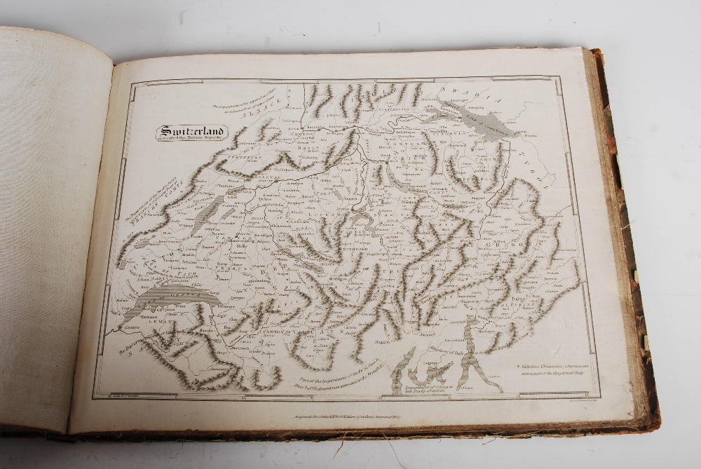 A late 18th/early 19th century atlas, comprising; trimmed map of the world with the latest - Image 7 of 17