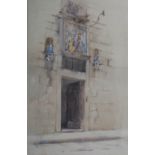 AR Elizabeth G. Molyneaux RSW GI RSA (1887-1969) A Spanish doorway watercolour, signed lower right