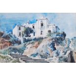 AR James McIntosh Patrick RSA ROI RGI (1907-1998) A French or Italian villa watercolour, signed