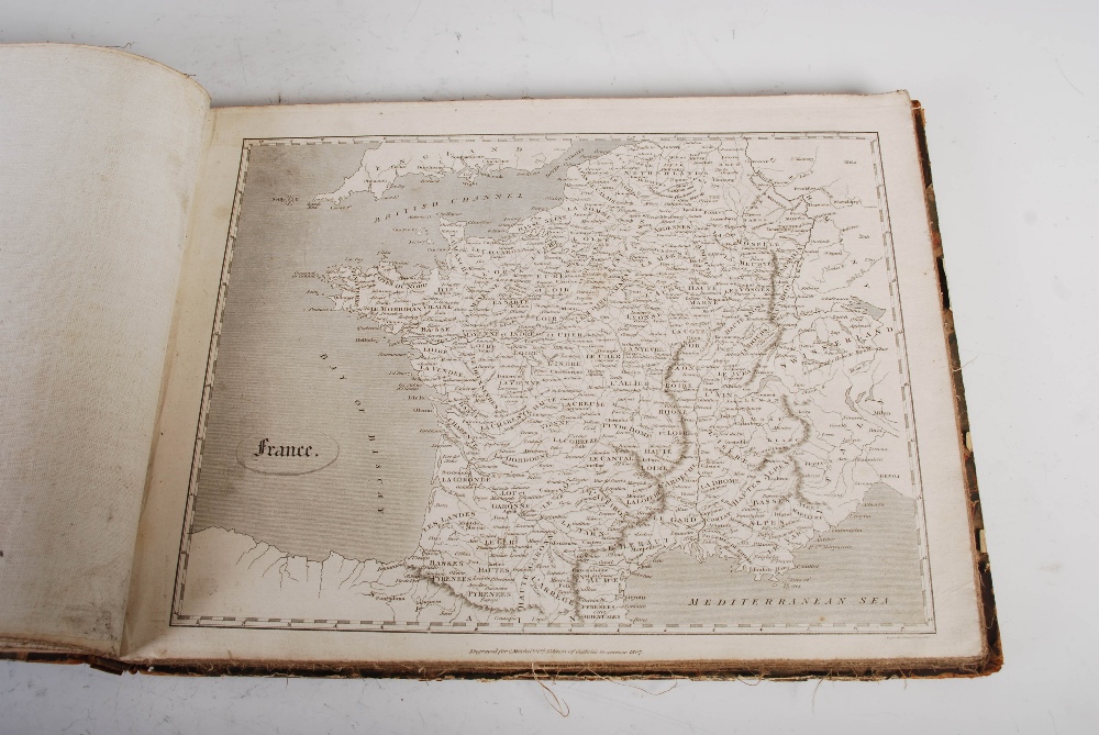 A late 18th/early 19th century atlas, comprising; trimmed map of the world with the latest - Image 14 of 17