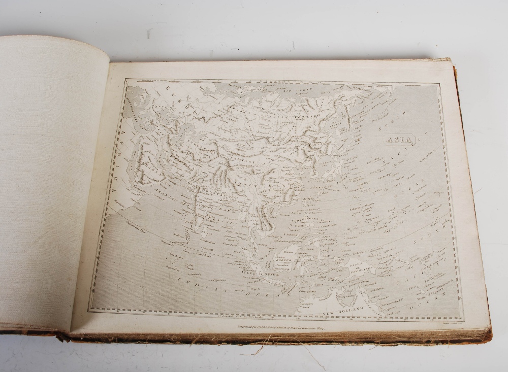 A late 18th/early 19th century atlas, comprising; trimmed map of the world with the latest - Image 3 of 17