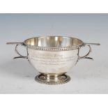 A Scottish Edwardian silver loving cup, Edinburgh 1904, makers mark of H & I for Hamilton &