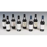 Eight half bottles of mixed Port from the Symington Family Estates 2007 vintage port, comprising: