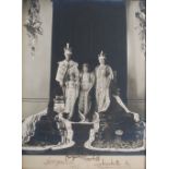 Royal Interest - Dorothy Wilding, London, a signed portrait photograph of the Royal Family in
