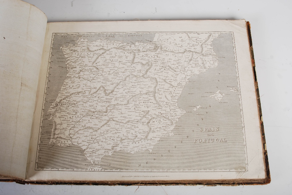A late 18th/early 19th century atlas, comprising; trimmed map of the world with the latest - Image 6 of 17
