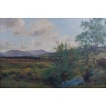 Peter S. Buchanan (1860-1910) A Galloway landscape oil on canvas, signed lower left 49.5cm x 75cm