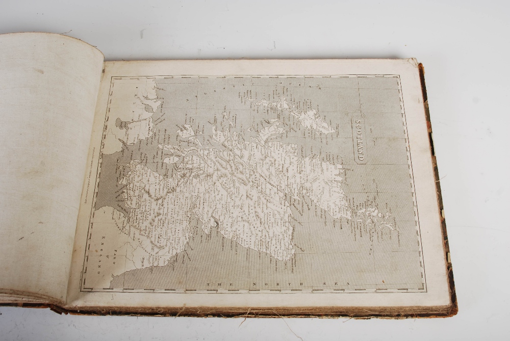 A late 18th/early 19th century atlas, comprising; trimmed map of the world with the latest - Image 5 of 17