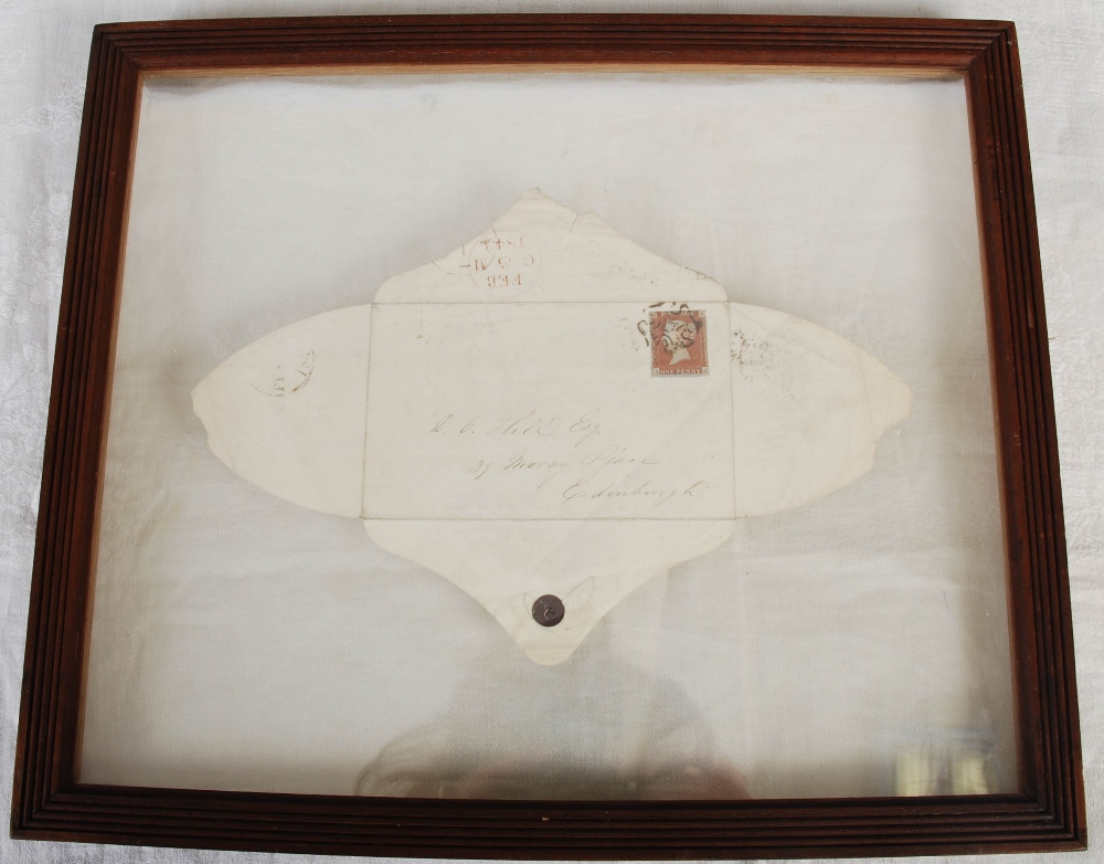 A letter addressed to David Octavius Hill RSA (1802-1870), 39 Moray Place, Edinburgh, stamped with - Image 2 of 4