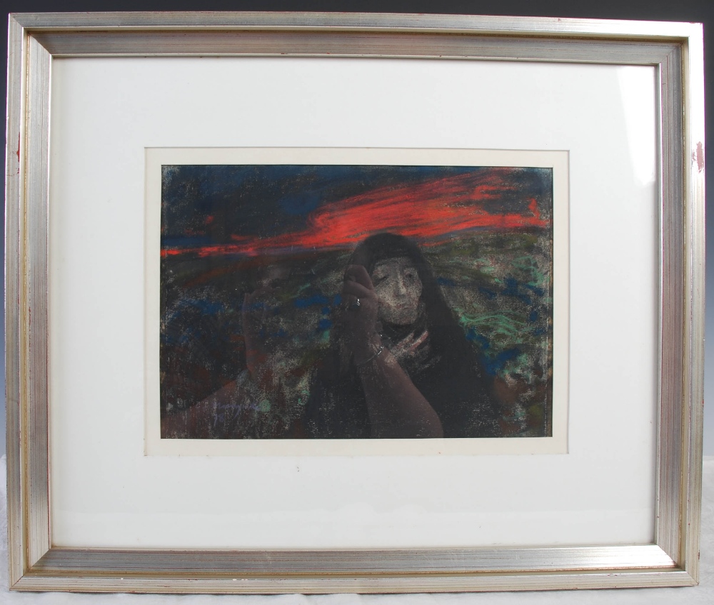 AR Leszek Muszynski (Polish 1923-2012) Good Friday pastel, signed and dated '78 lower left 20.5cm - Image 2 of 6