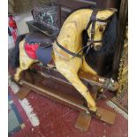 Bespoke wooden rocking horse