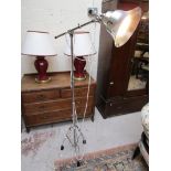 Bespoke lamp made from microphone stand