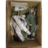 Action Man doll and accessories