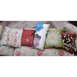 Collection of cushions