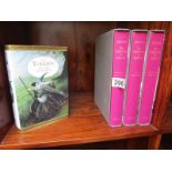 3 cathedrals of England books & J R R Tolkien the Lord of the Rings