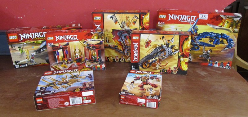 7 x New Lego Ninjago kits - 70651, 70652, 70665, 70666, 70667, 70672 & 70674