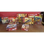 7 x New Lego Ninjago kits - 70651, 70652, 70665, 70666, 70667, 70672 & 70674