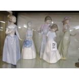 5 pieces of Lladro / Nao