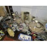 Collection of silver plate