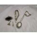 Collection of silver jewellery