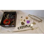 Collection of costume jewellery