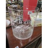 Large Beach Club glass cooler