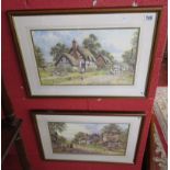 Pair of prints - Rural scenes by J R Chapman