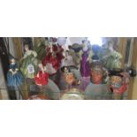 Collection of Royal Doulton figurines - HN2176, HN2341, HN3635, HN1937, HN2193, D6386, D6464 & D6386