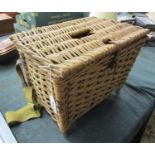 Wicker fishing creel