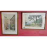 Pair of signed prints by Fred Love