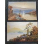 William J Smith - 2 Watercolours - 1861 & 1859 - Rural scenes