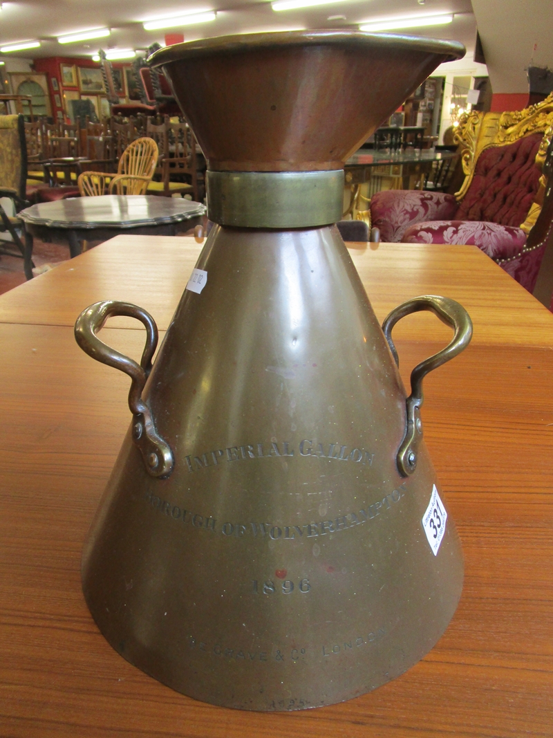 Copper imperial gallon jug