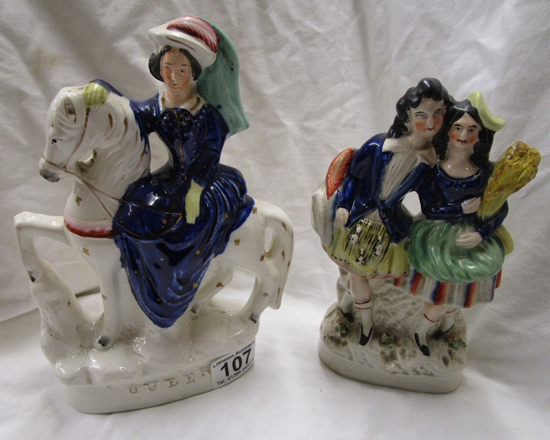 2 Staffordshire figures