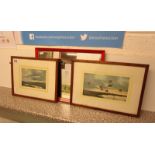 Pair of Peter Scott prints - Ducks & a mirror